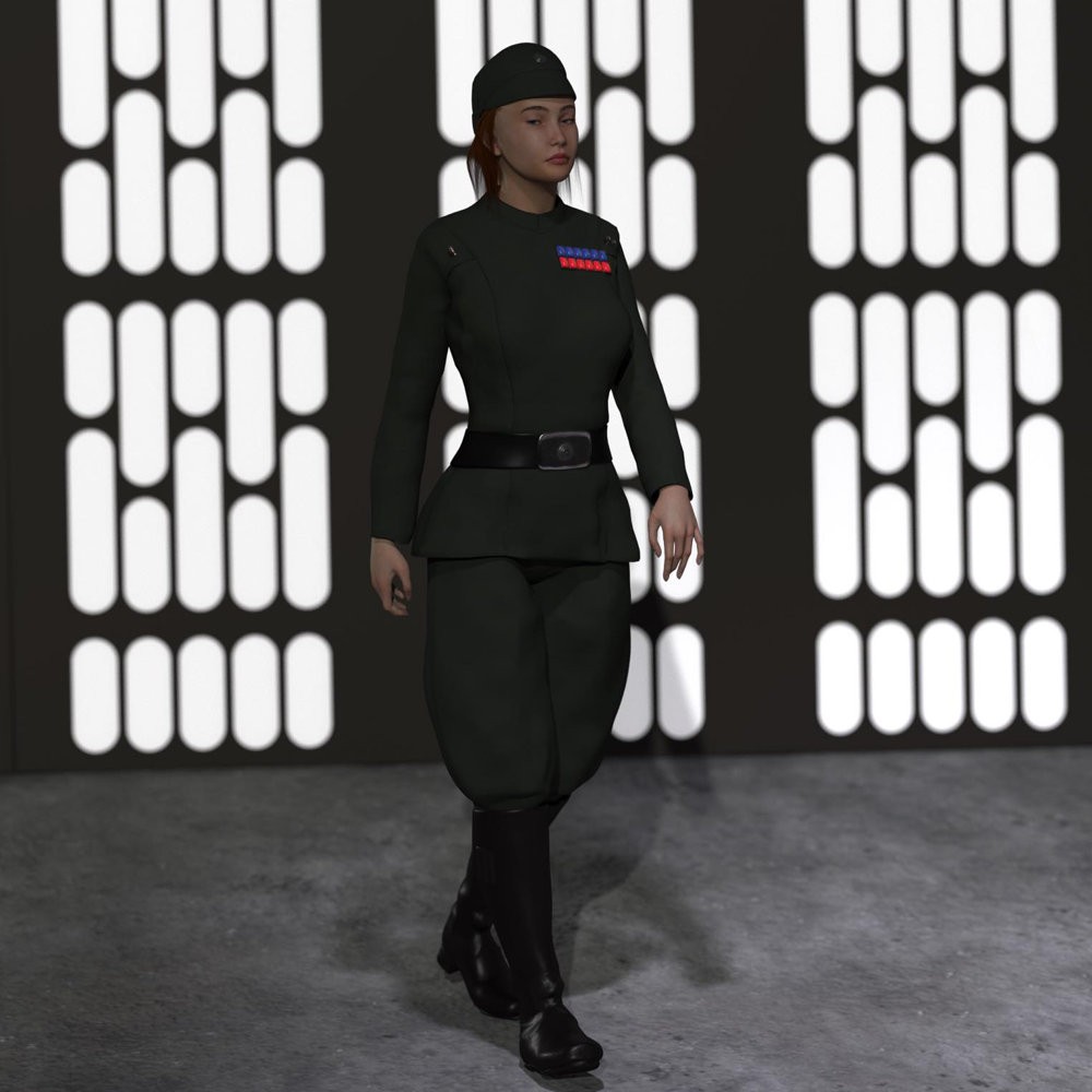 Imperial Officer for La Femme 2 for Poser by N/A