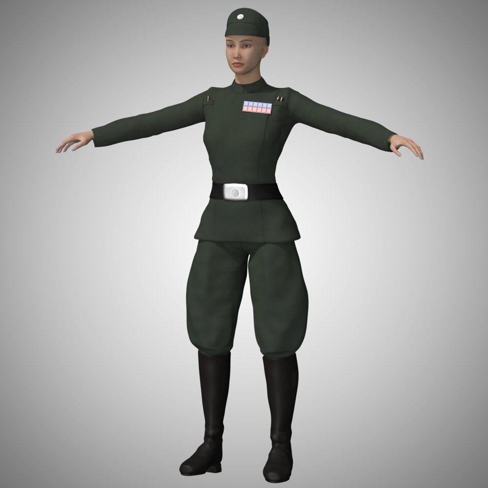 Imperial Officer for La Femme 2 for Poser by N/A