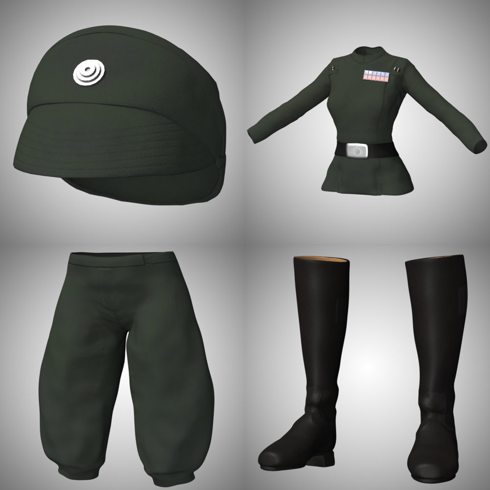 Imperial Officer for La Femme 2 for Poser by N/A