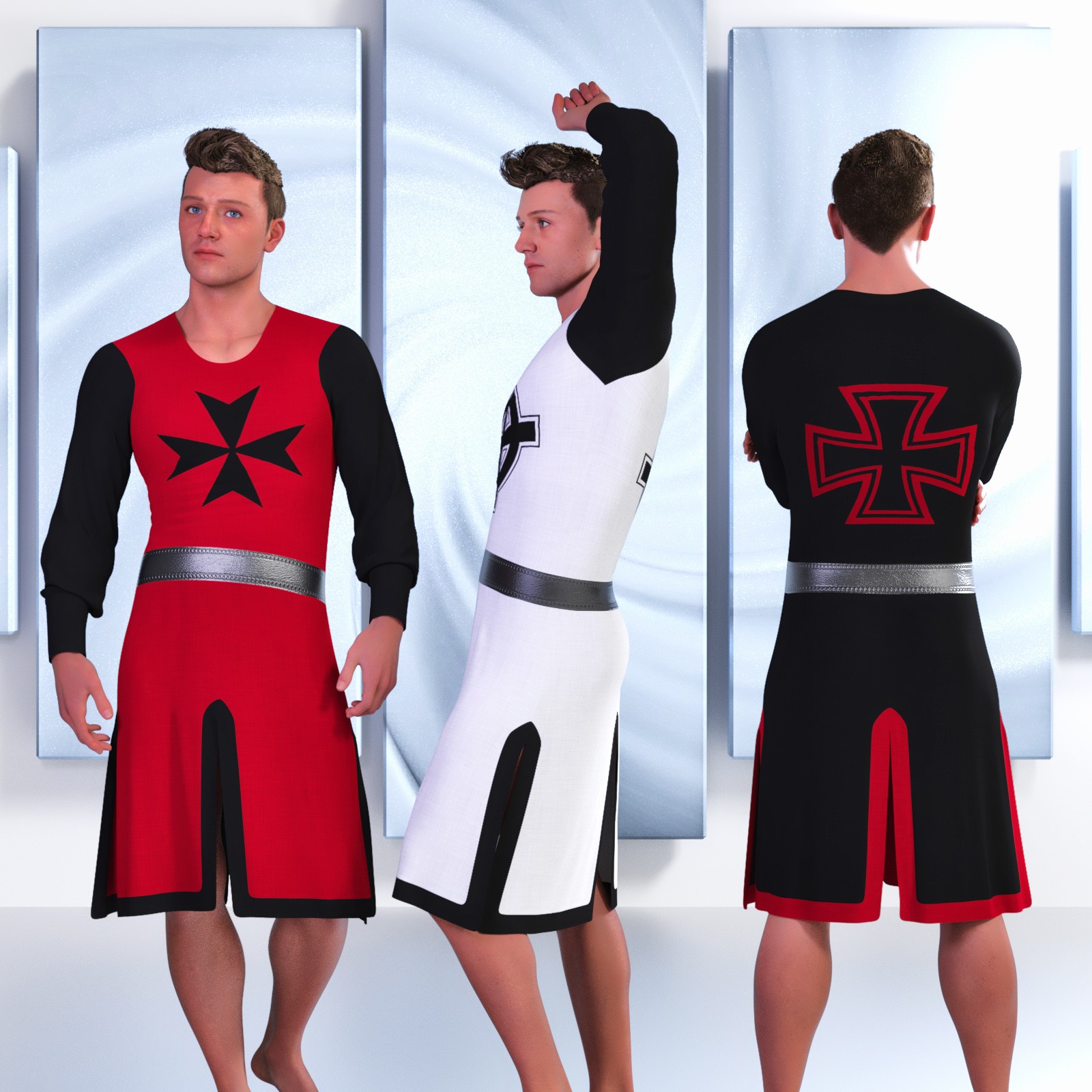 JMR dForce Finn Templar Outfit for G9M by N/A