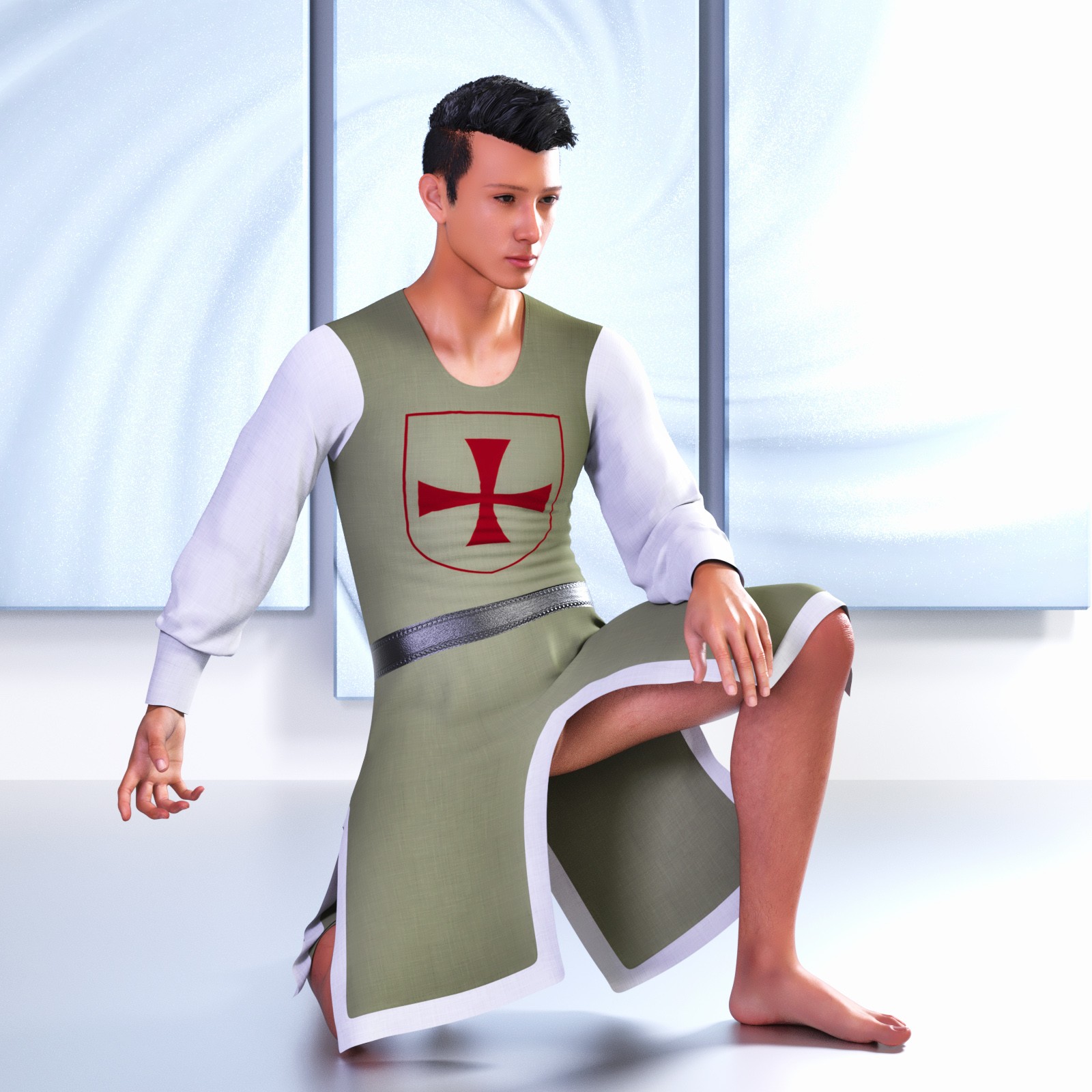 JMR dForce Finn Templar Outfit for G9M and G8M by N/A