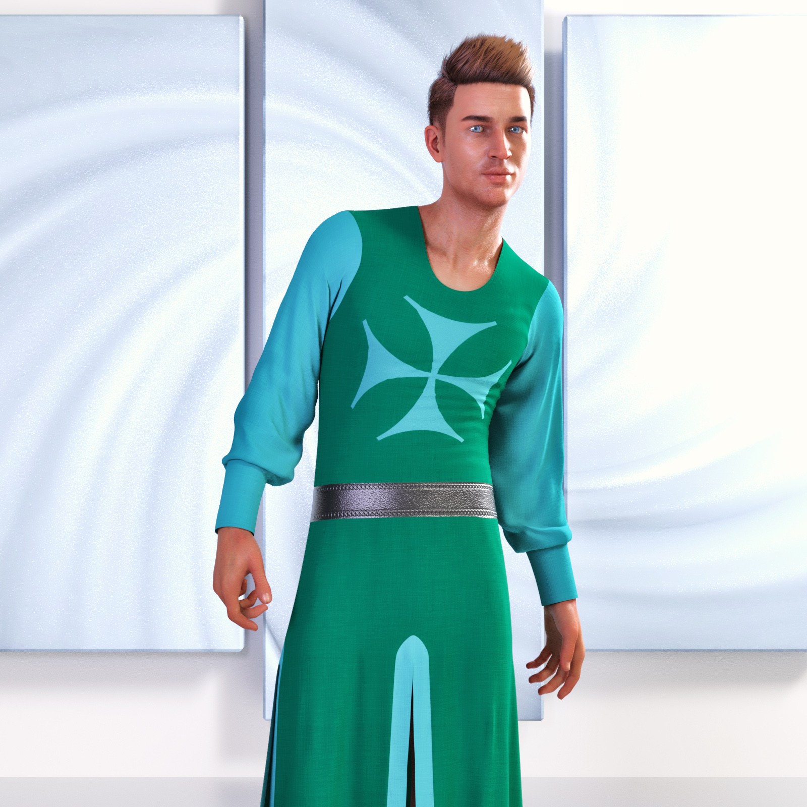 JMR dForce Finn Templar Outfit for G9M and G8M by N/A