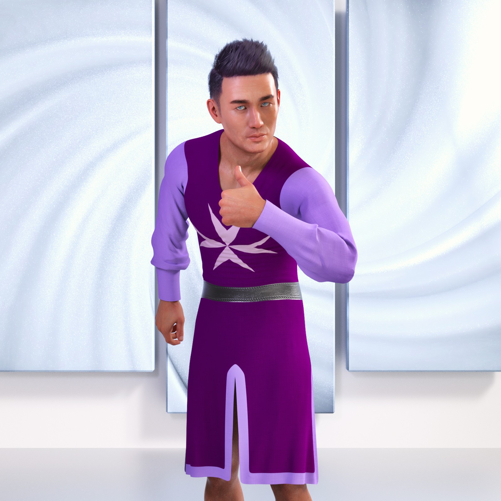JMR dForce Finn Templar Outfit for G9M and G8M by N/A