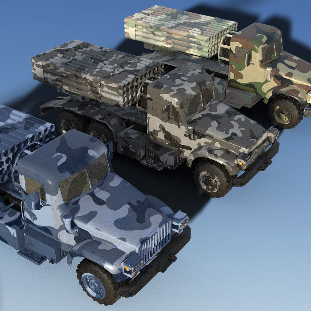BM-21 grad for Daz Studio by N/A