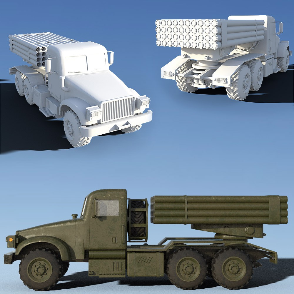 BM-21 grad for Daz Studio by N/A