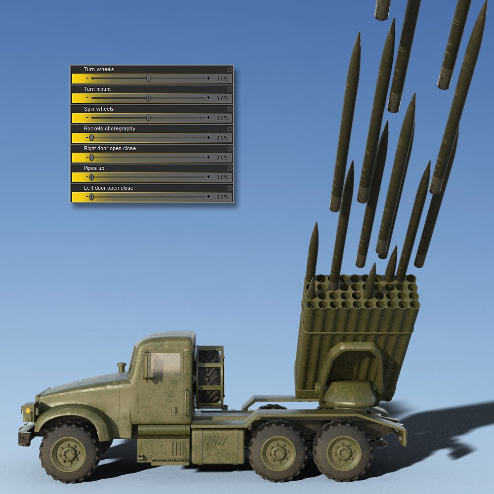 BM-21 grad for Daz Studio by N/A