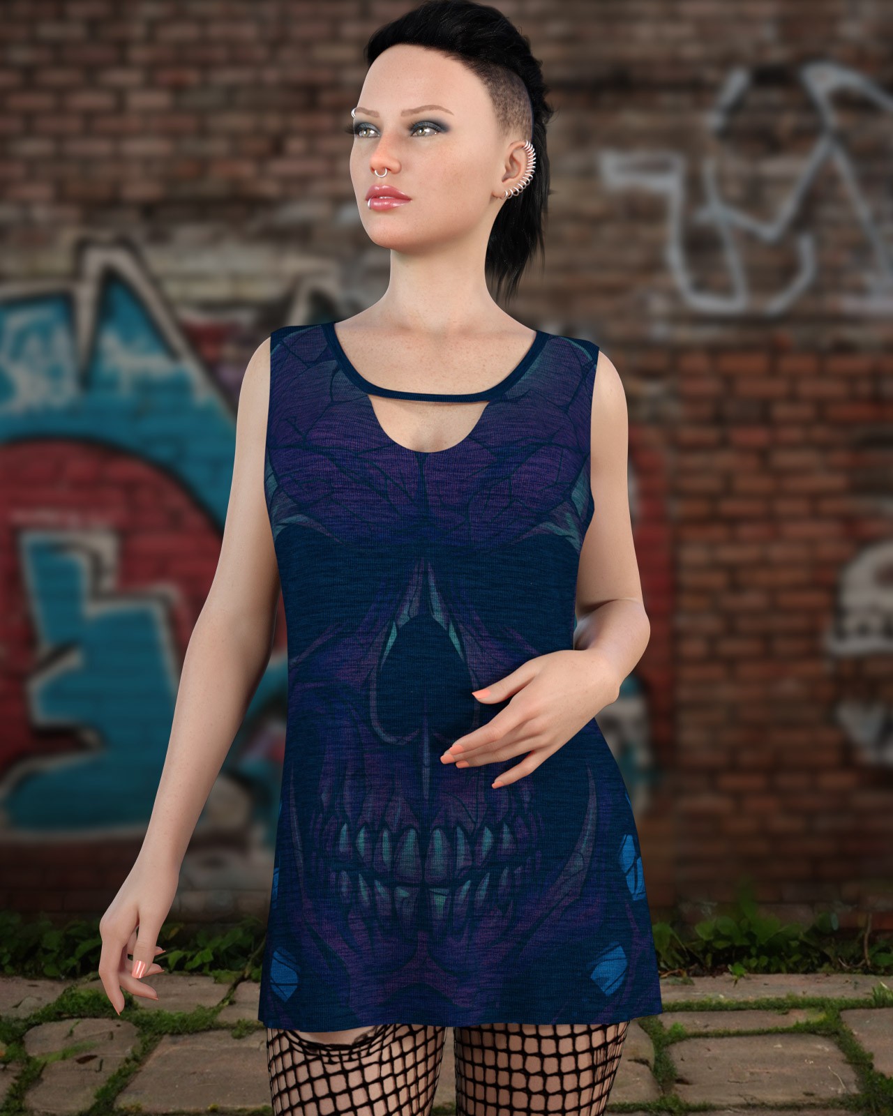 dforce - Cut Out Tee II - Genesis 8 and 9 by N/A
