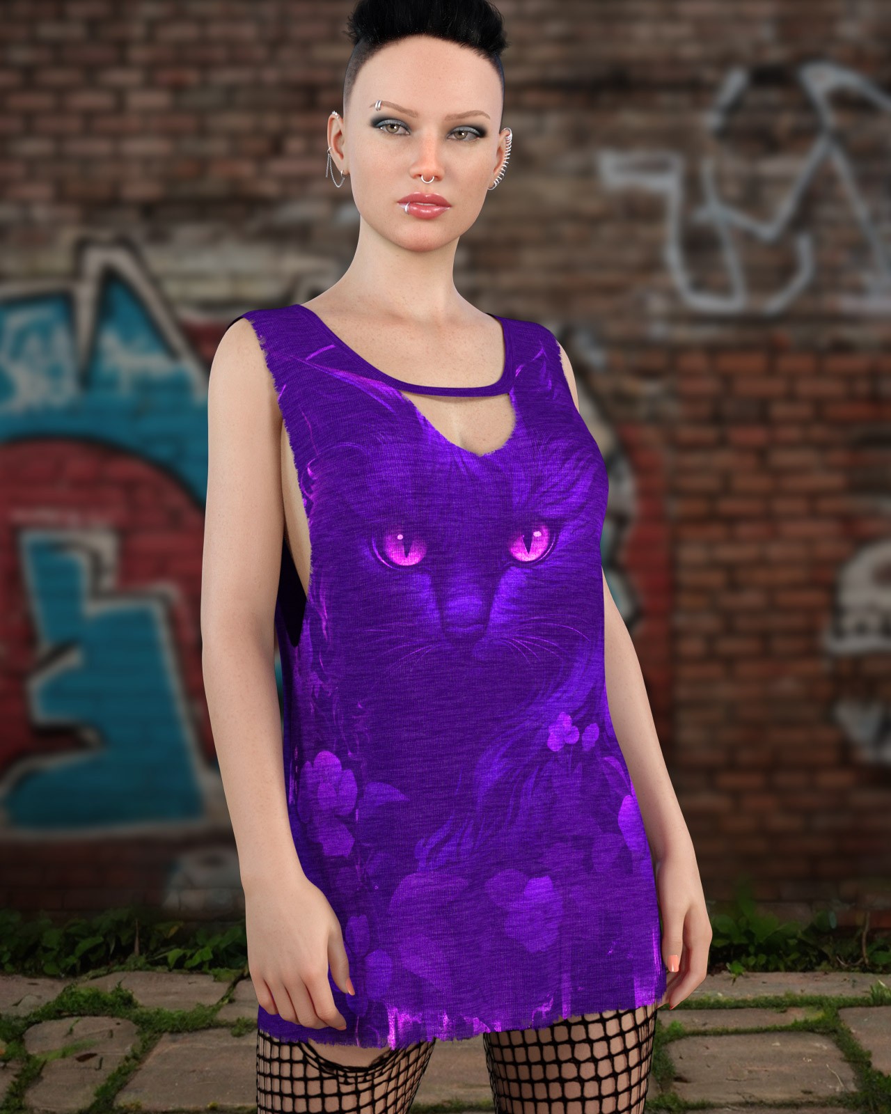 dforce - Cut Out Tee II - Genesis 8 and 9 by N/A