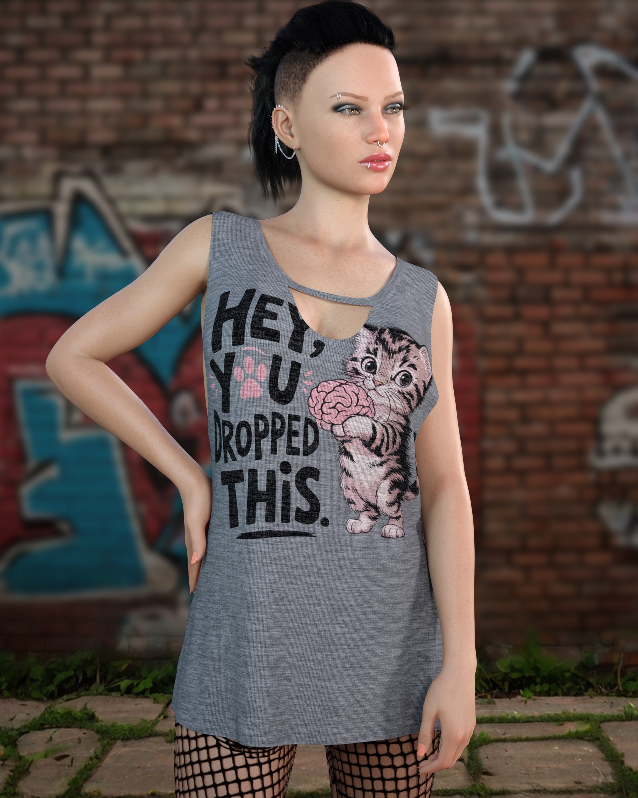 dforce - Cut Out Tee II - Genesis 8 and 9 by N/A