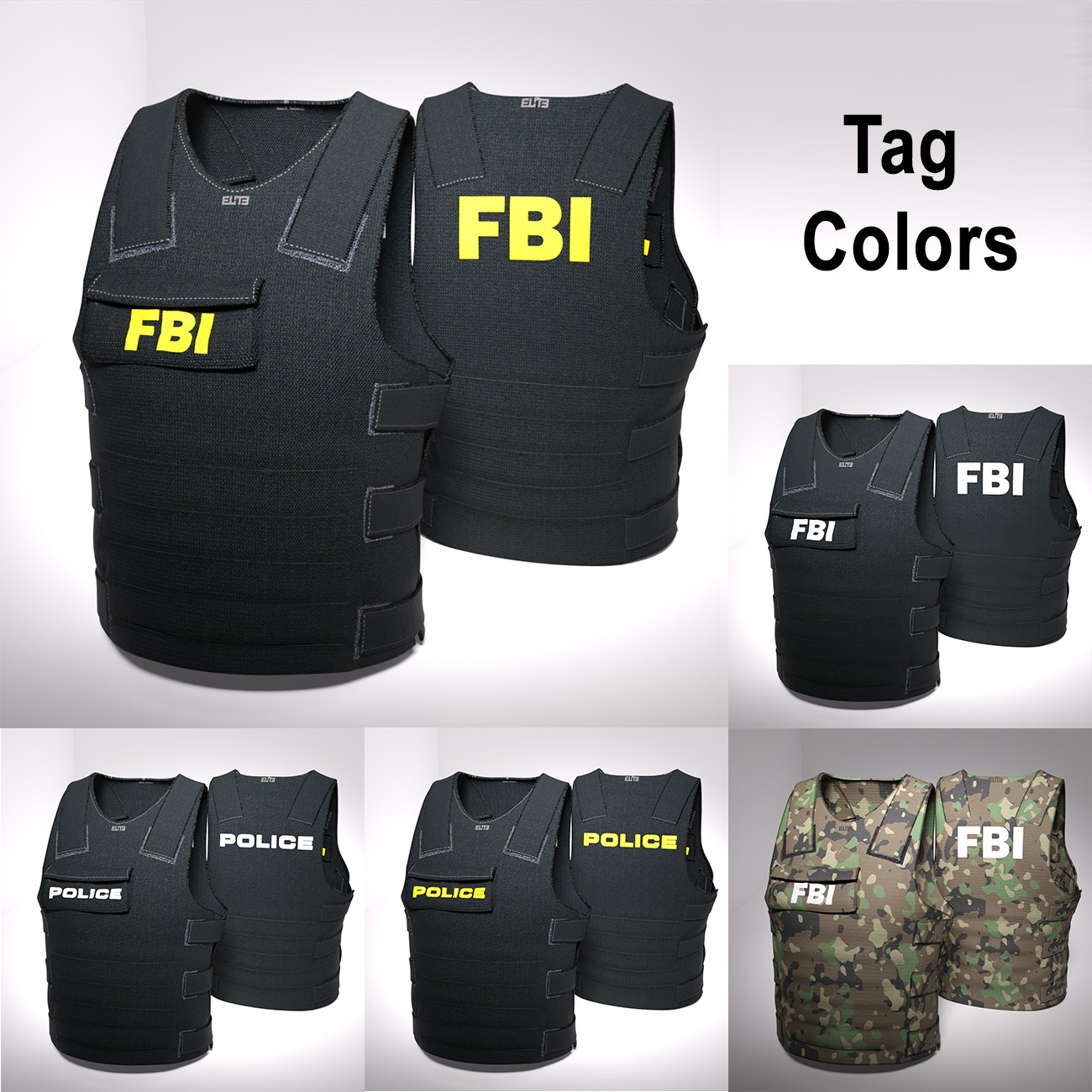 EliteDZ Lightweight Bulletproof Vest G8F by N/A