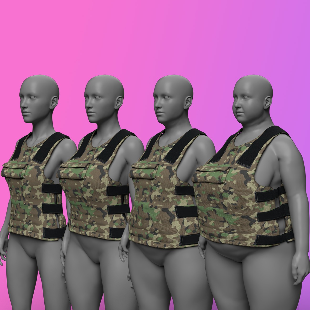 EliteDZ Lightweight Bulletproof Vest G8F by N/A