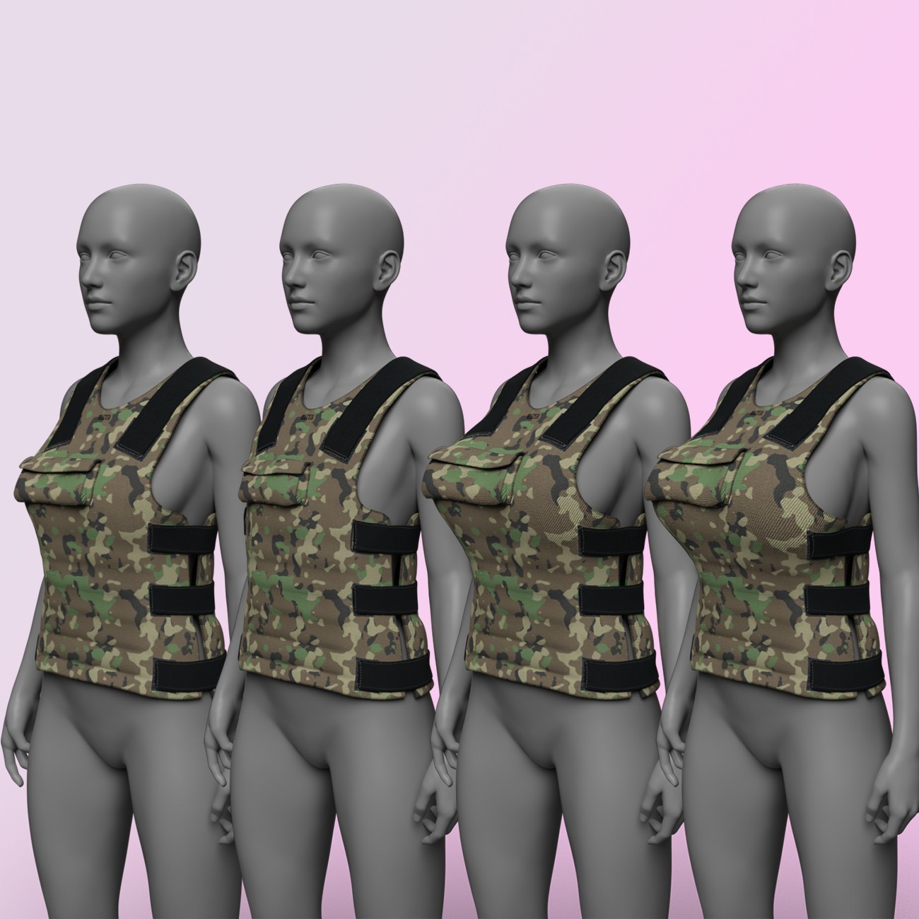 EliteDZ Lightweight Bulletproof Vest G8F by N/A