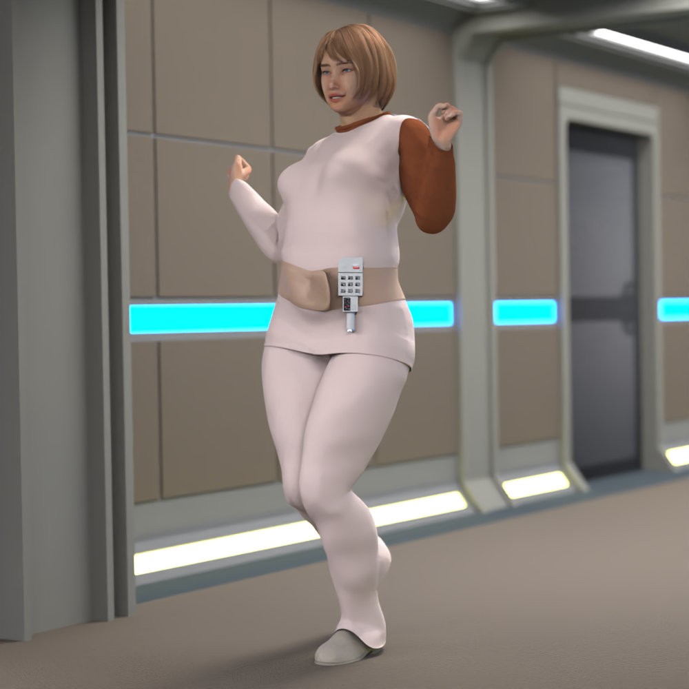Moonbase Alpha Uniform for La Femme 2 for Poser by N/A