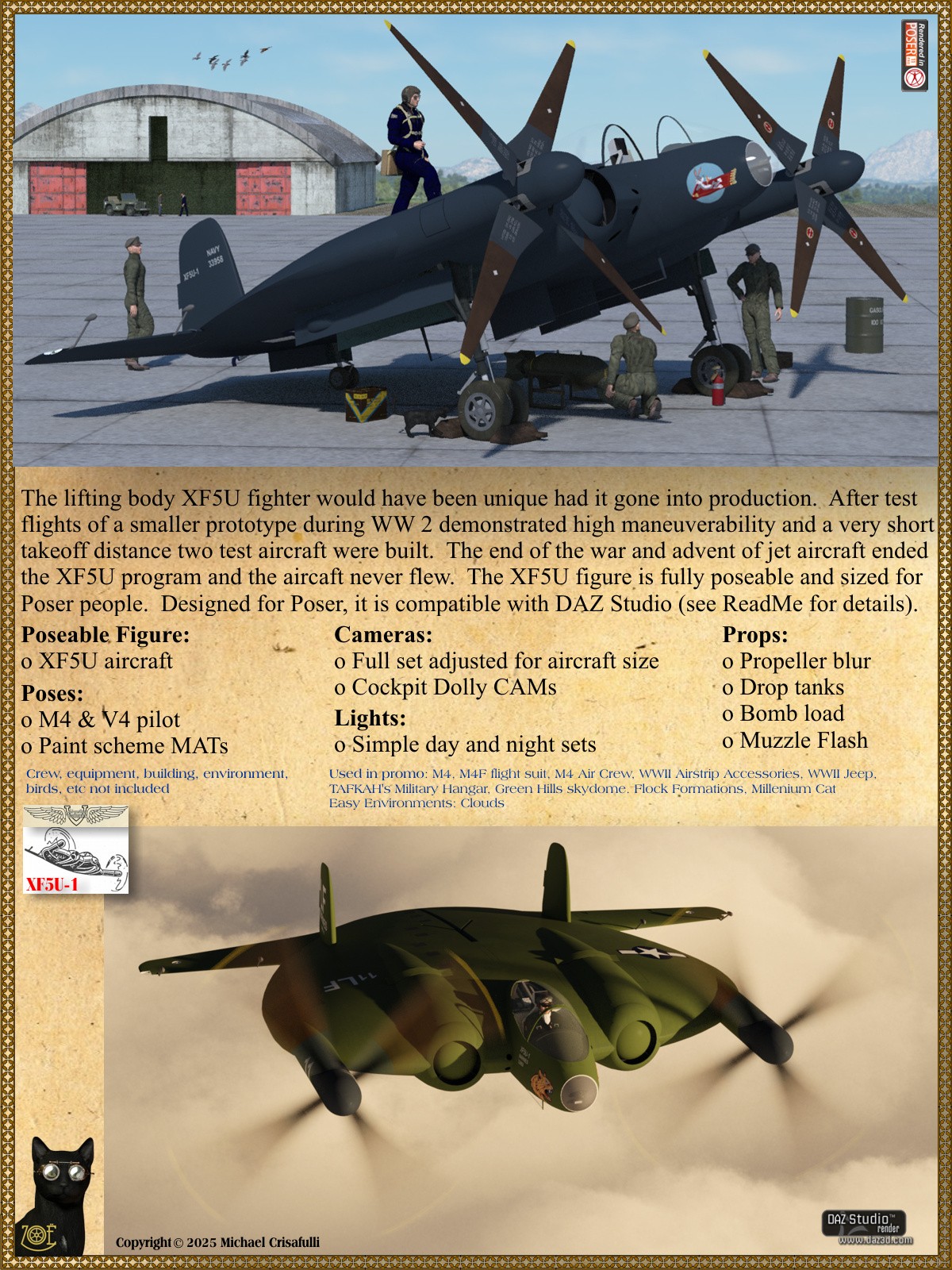 XF5U Experimental Fighter by N/A