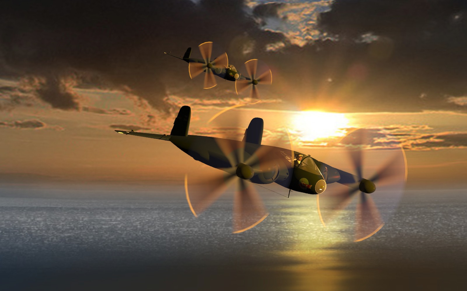 XF5U Experimental Fighter by N/A