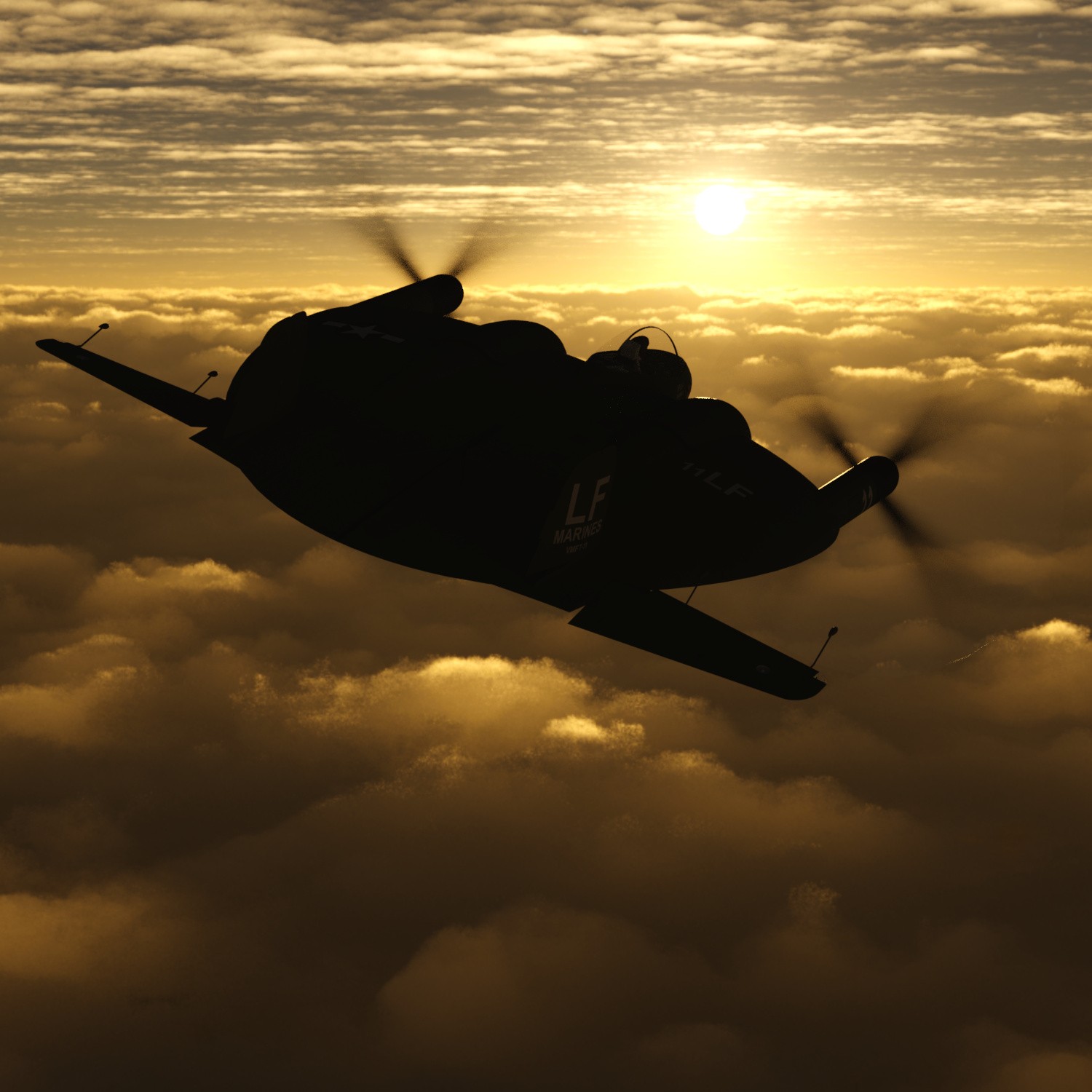 XF5U Experimental Fighter by N/A