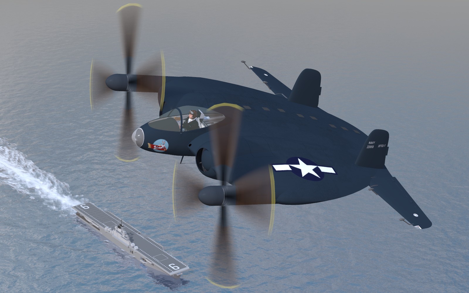 XF5U Experimental Fighter by N/A