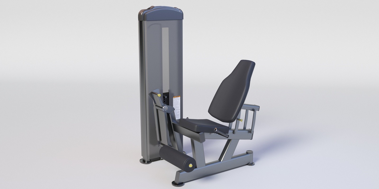 LEG EXTENSION MACHINE - Professional 3D Gym Model by N/A