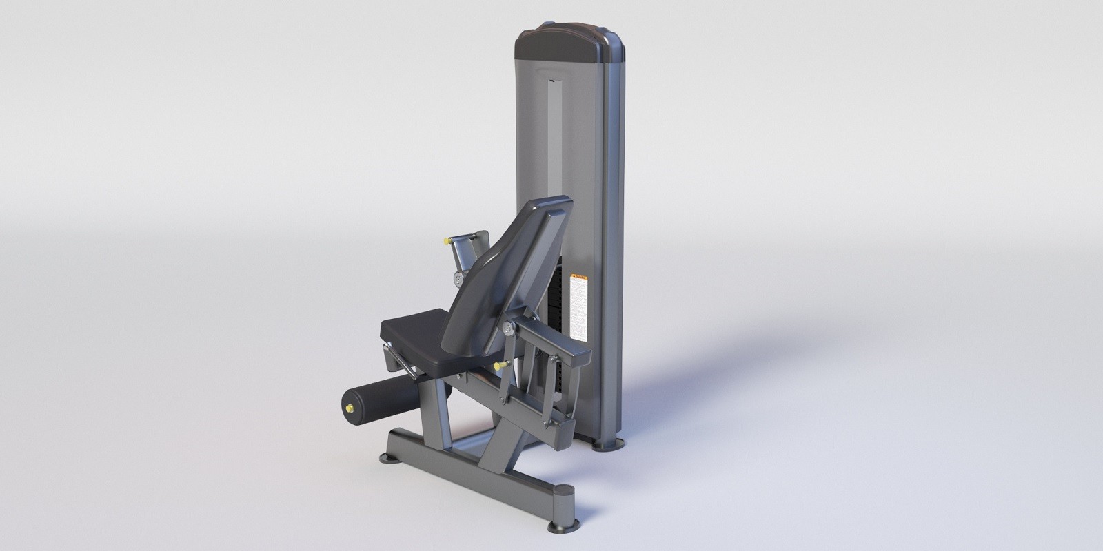 LEG EXTENSION MACHINE - Professional 3D Gym Model by N/A