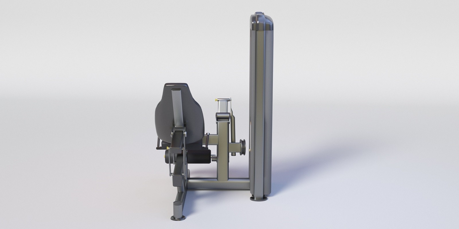 LEG EXTENSION MACHINE - Professional 3D Gym Model by N/A