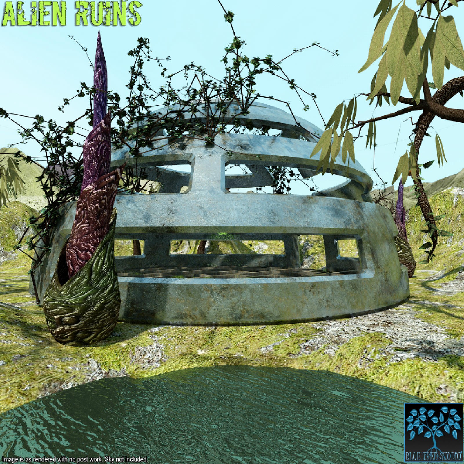 Alien Ruins for Poser by N/A