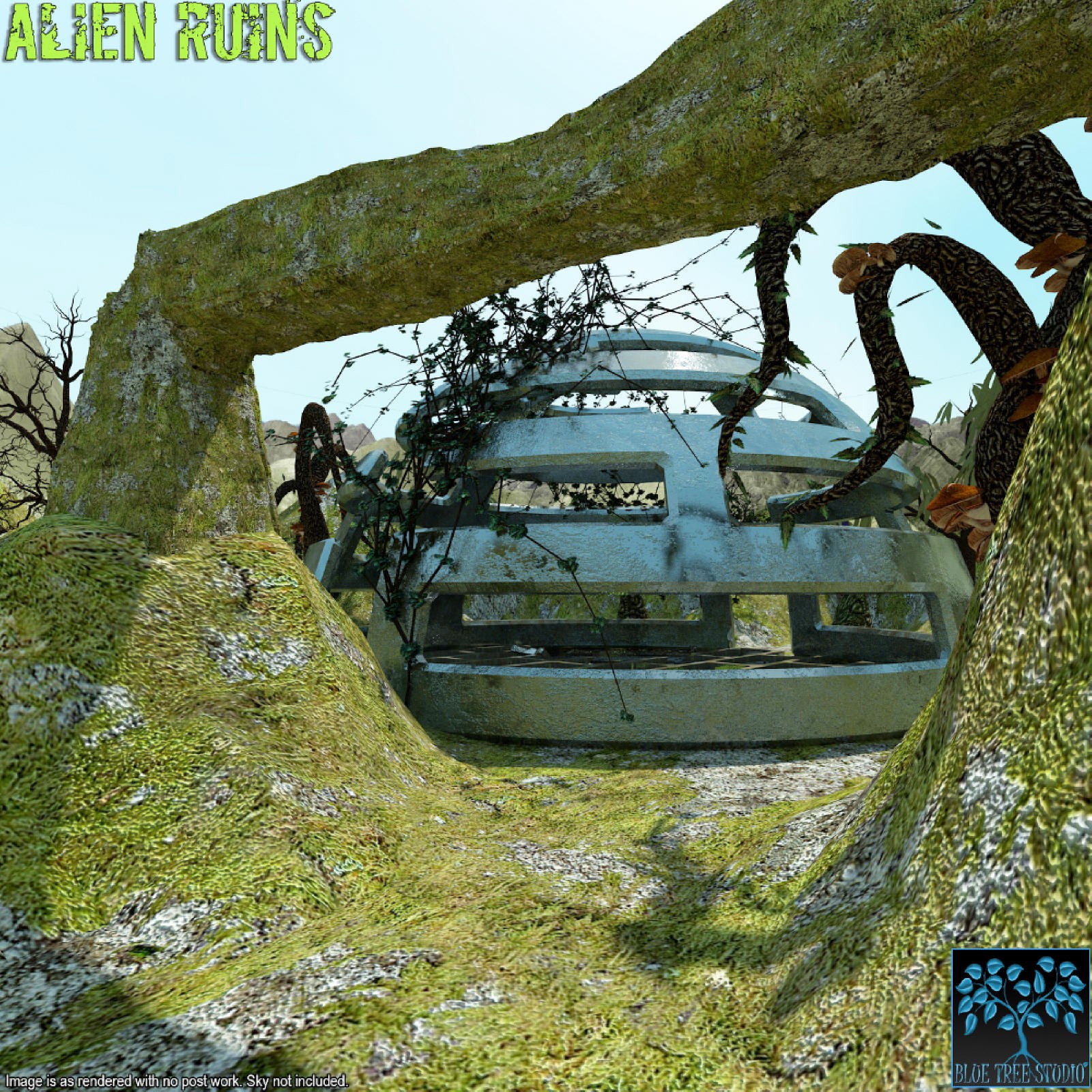 Alien Ruins for Poser by N/A