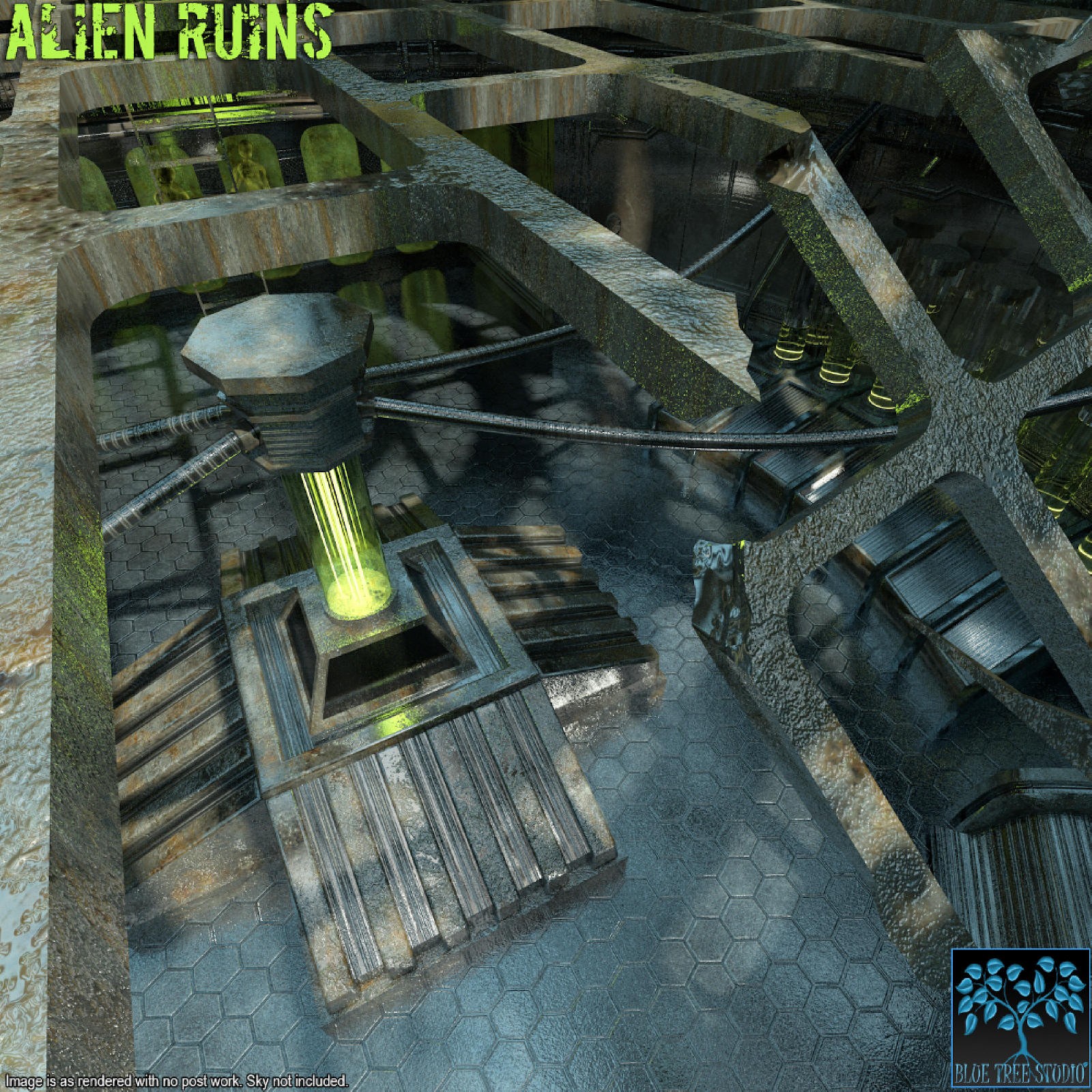 Alien Ruins for Poser by N/A