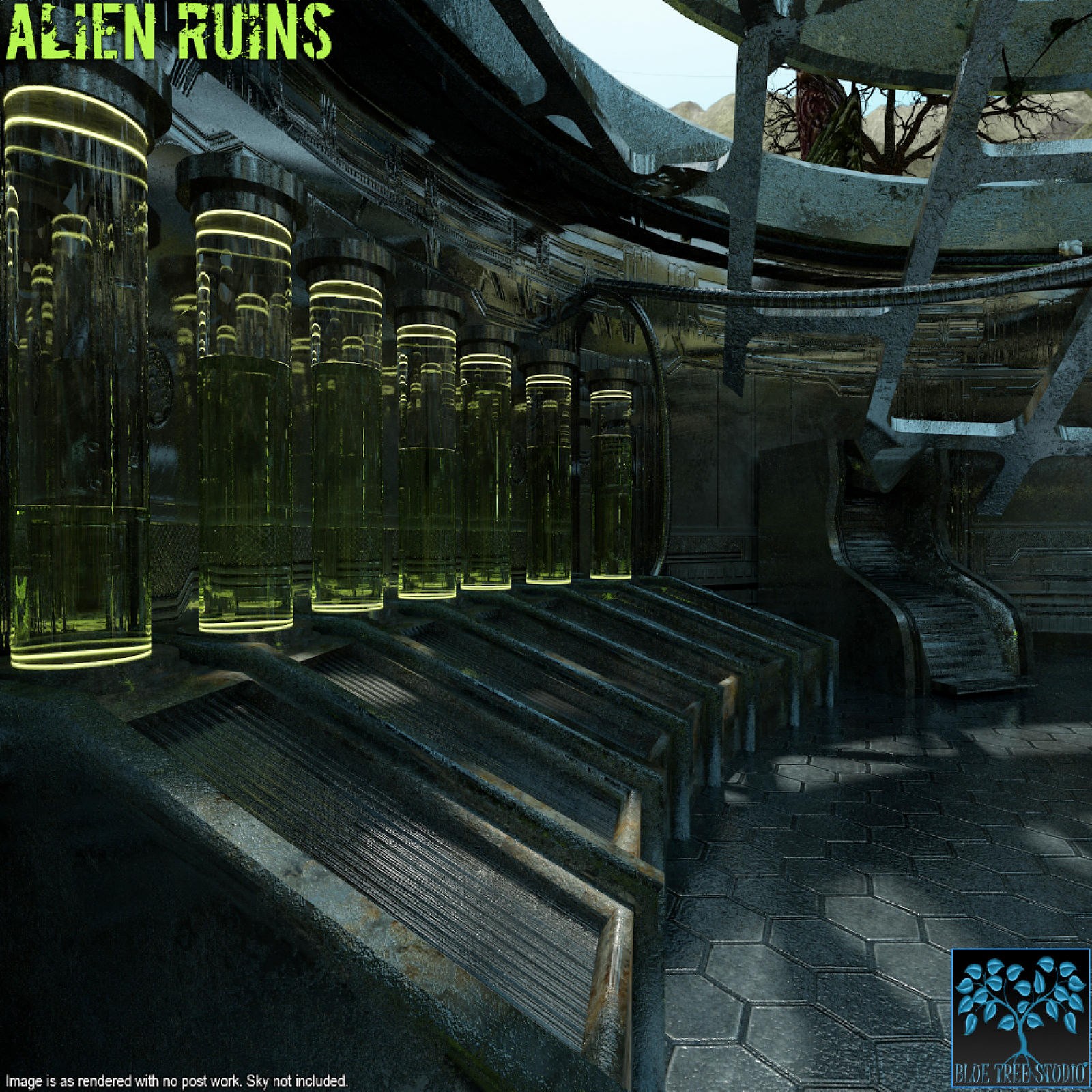 Alien Ruins for Poser by N/A