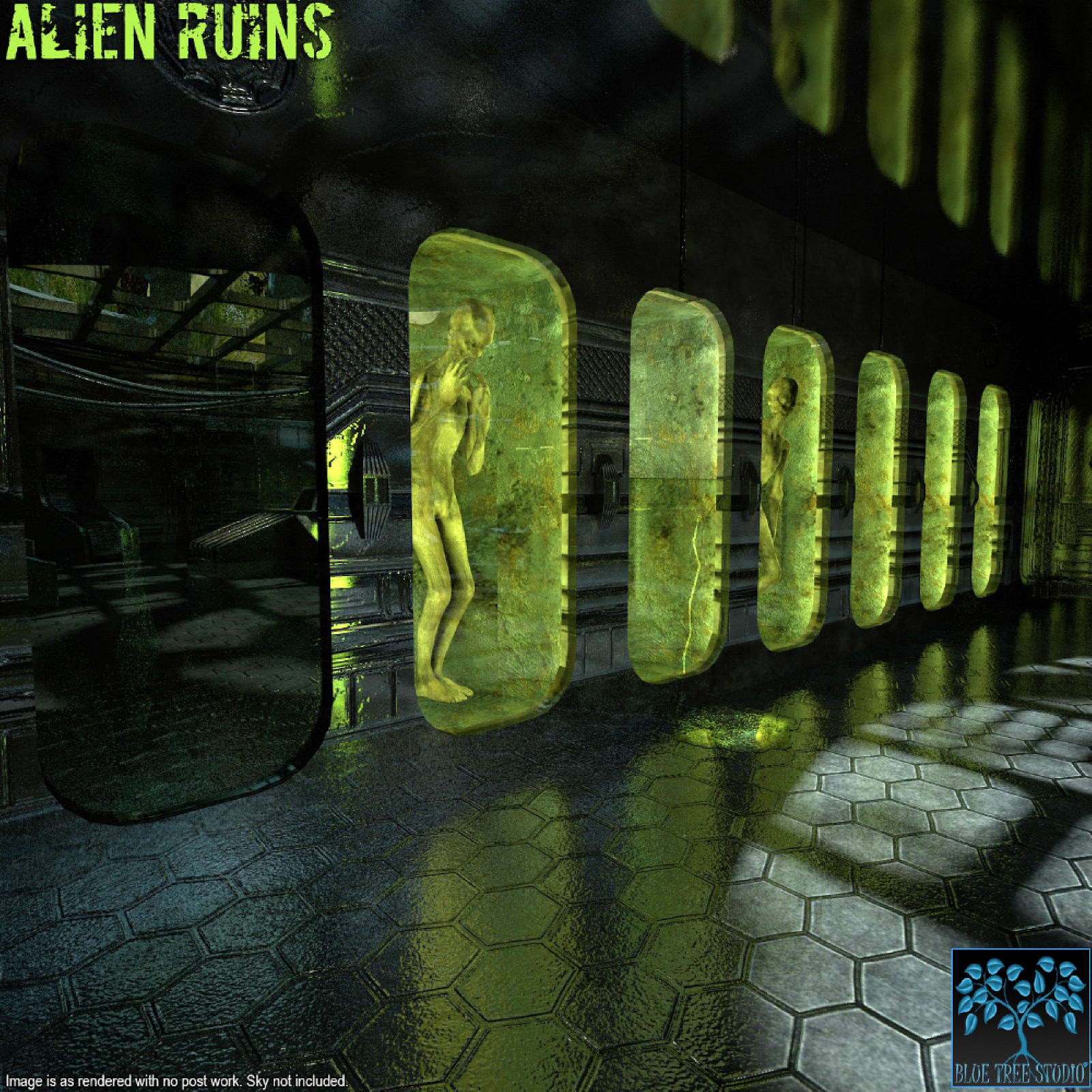 Alien Ruins for Poser by N/A
