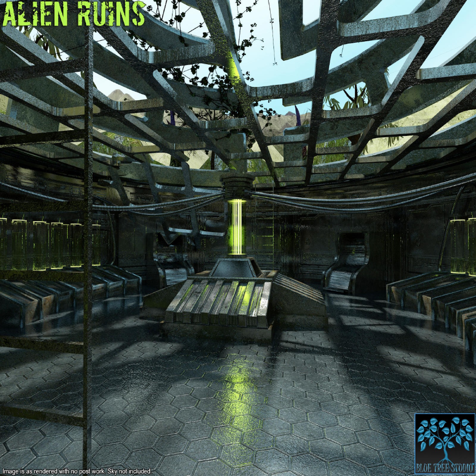 Alien Ruins for Poser by N/A