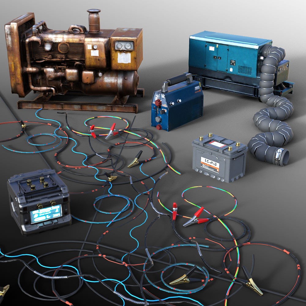 Electro Kit for Daz Studio by N/A