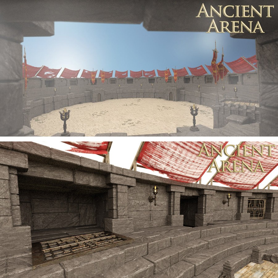 Ancient Arena for Daz Studio by N/A