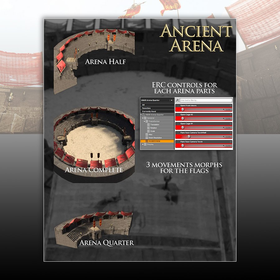 Ancient Arena for Daz Studio by N/A