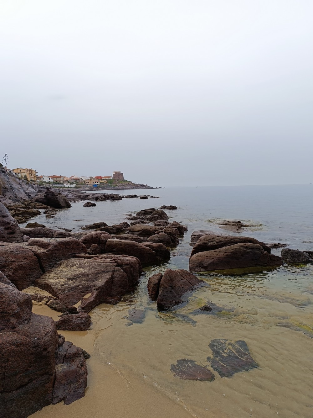 A walk in a little beach by N/A