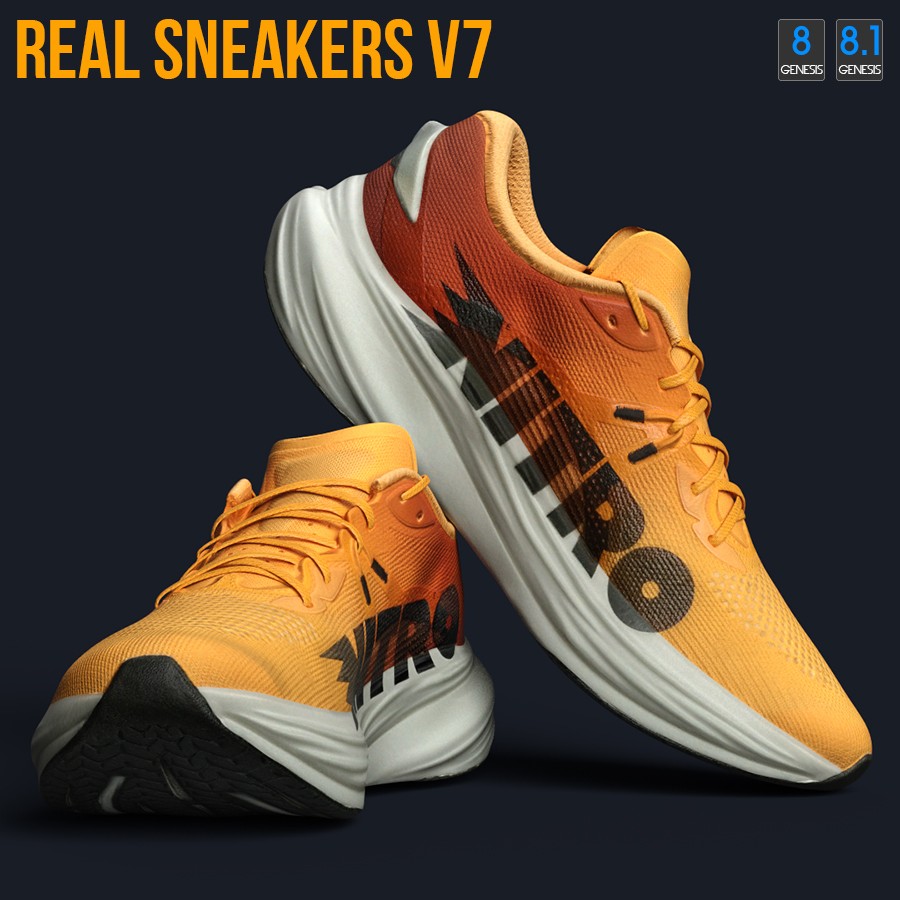 Slide3D Real Sneakers V7 G8 and G8.1 by N/A