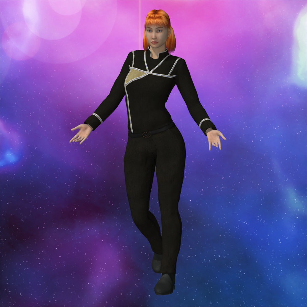 Army Of Light Uniform for La Femme 2 for Poser by N/A