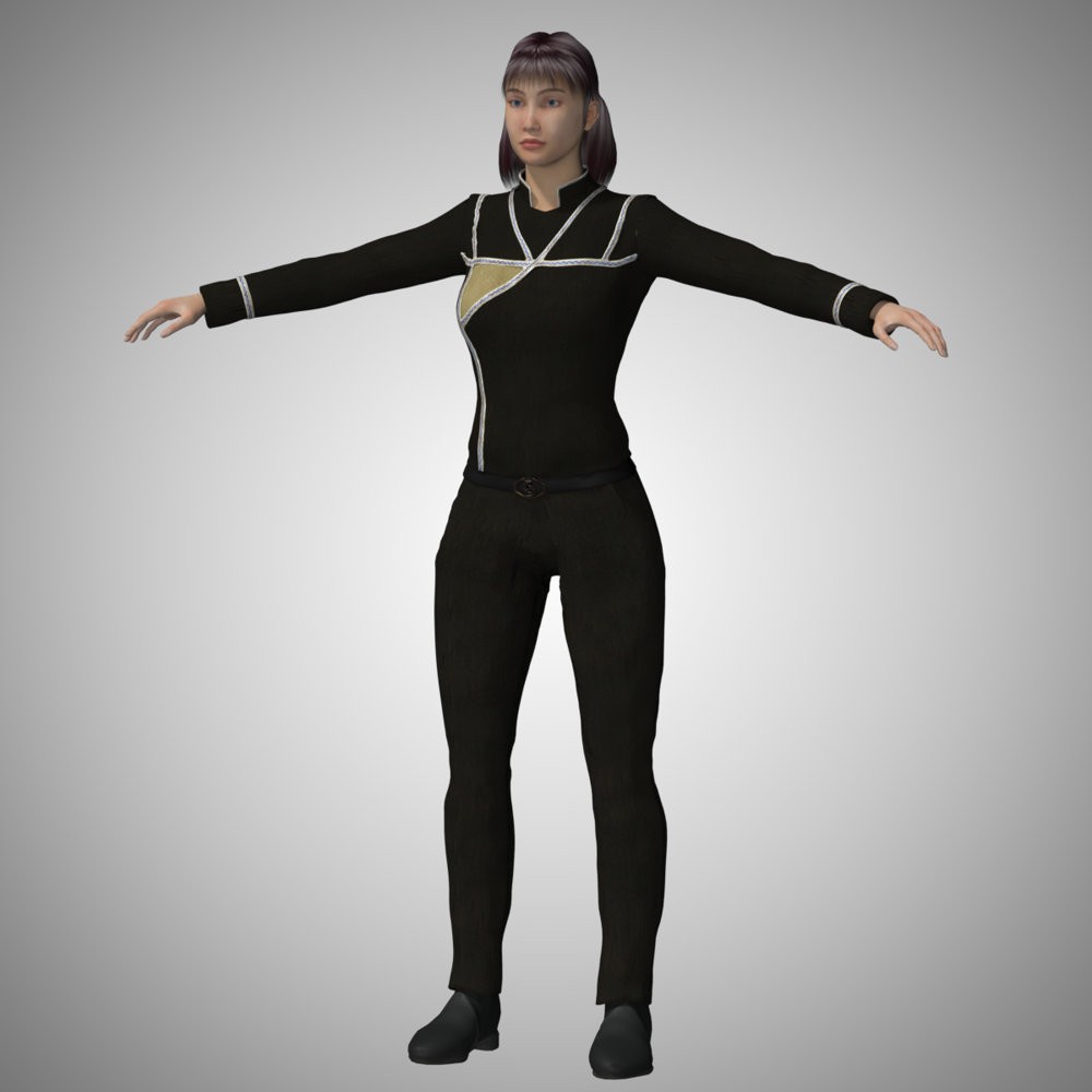 Army Of Light Uniform for La Femme 2 for Poser by N/A