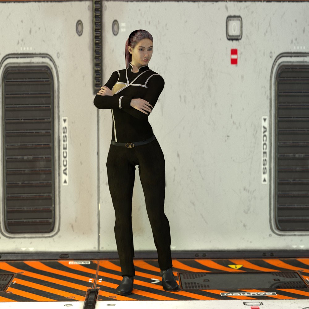 Army Of Light Uniform for La Femme 2 for Poser by N/A