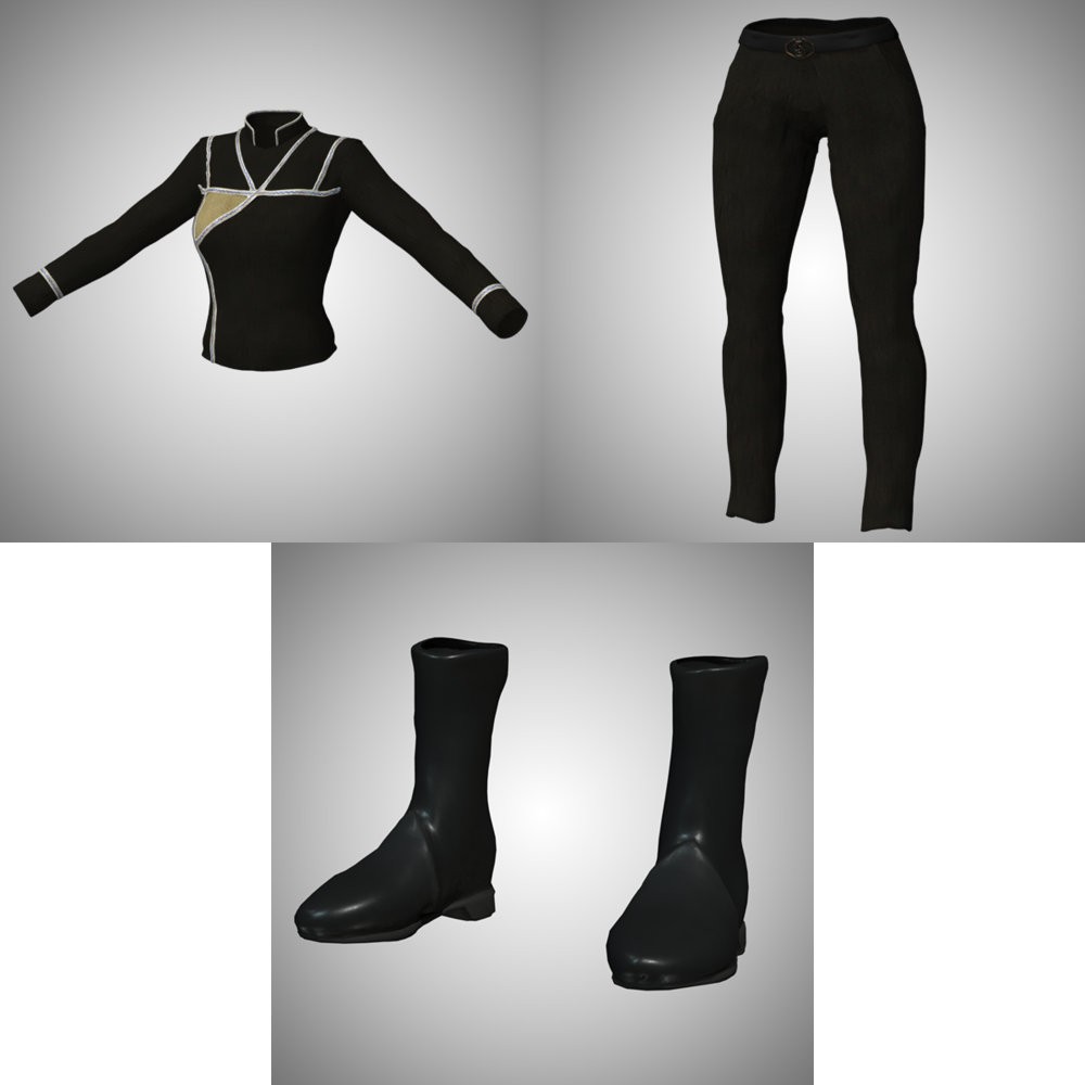 Army Of Light Uniform for La Femme 2 for Poser by N/A