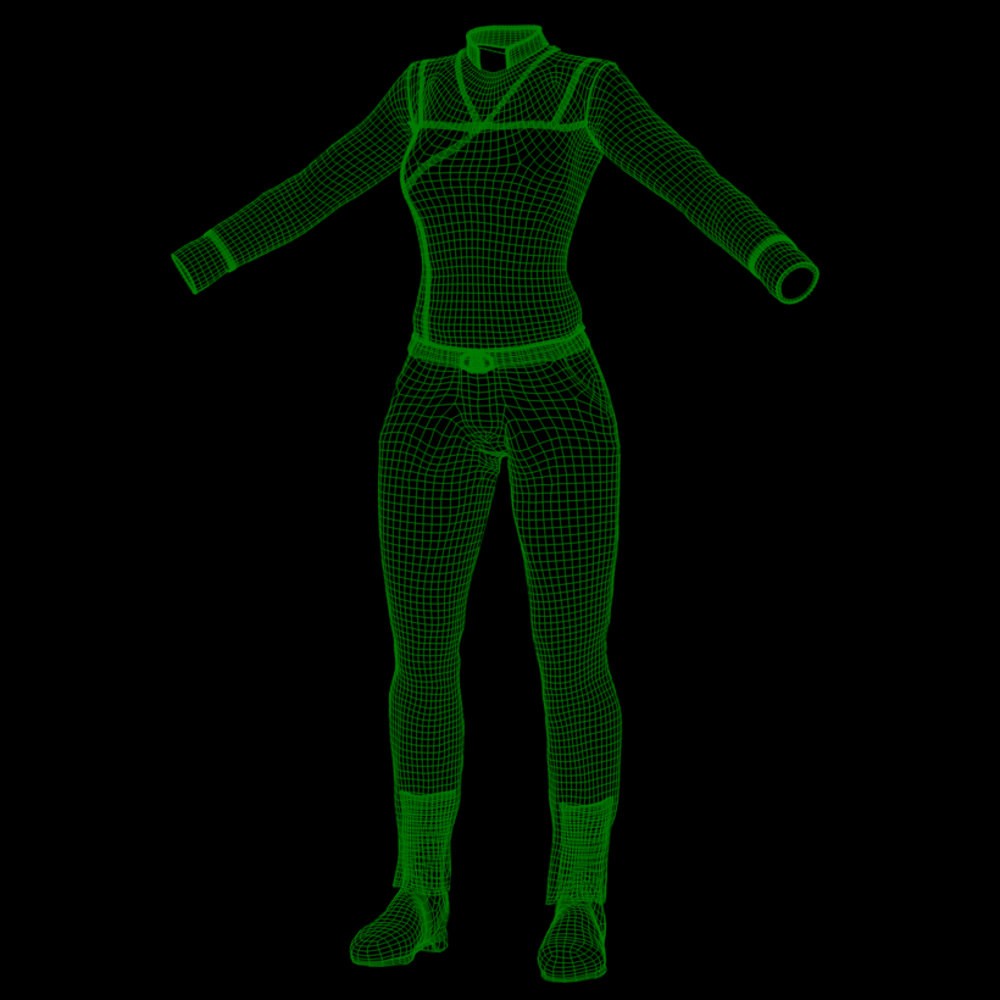 Army Of Light Uniform for La Femme 2 for Poser by N/A