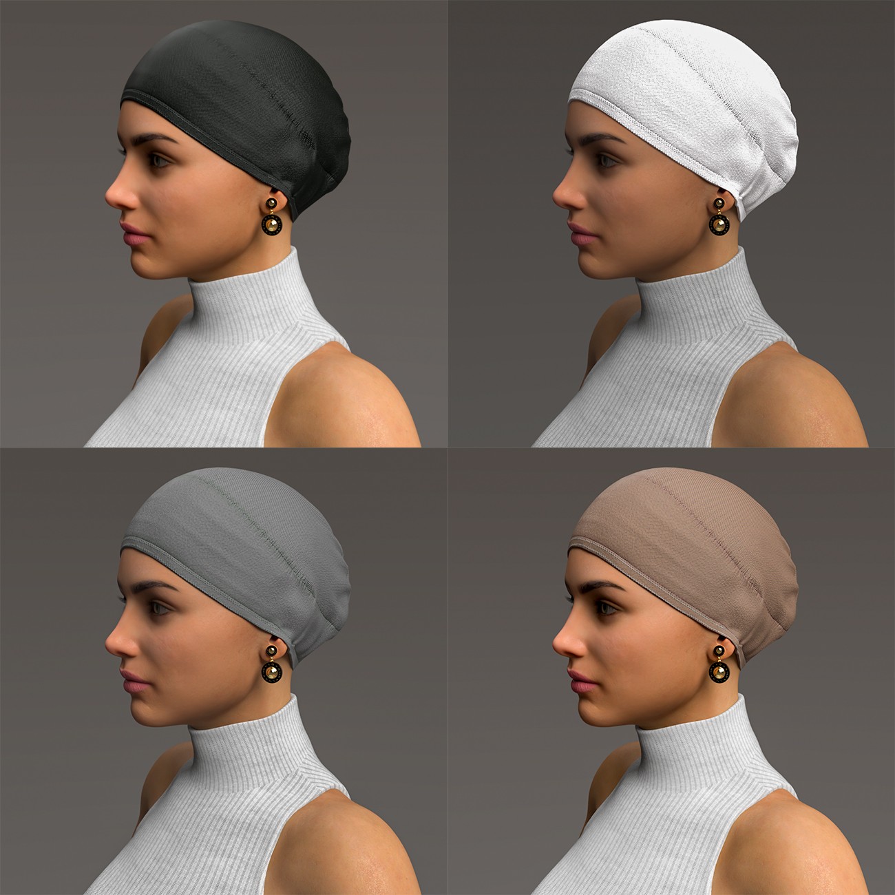 EliteDZ_Hijab Cap G8F by N/A