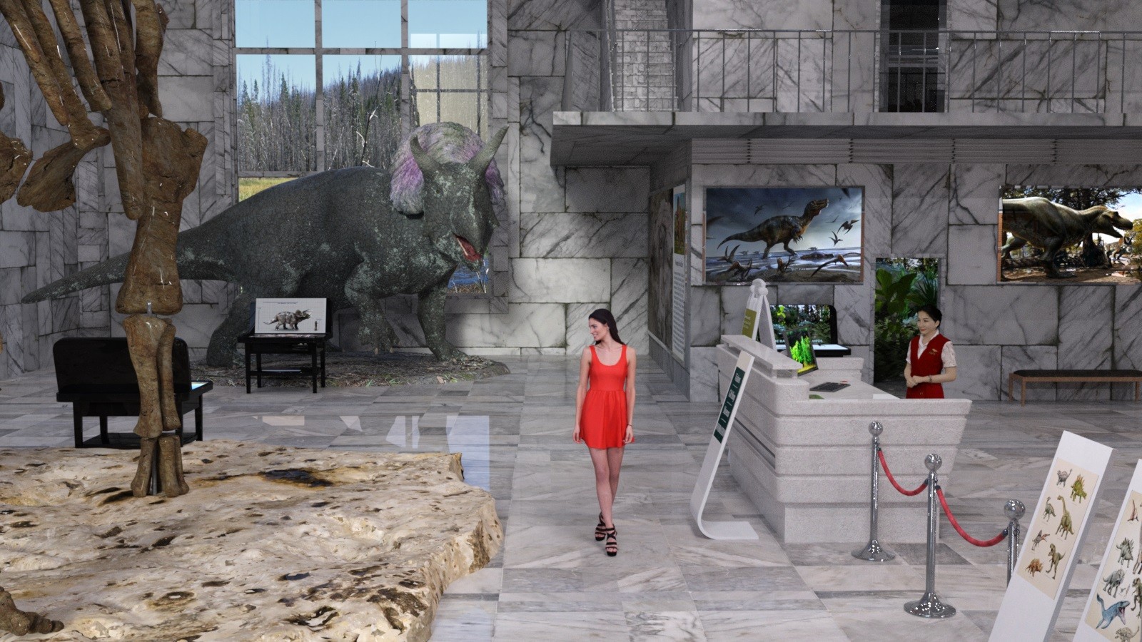 Dinosaur Museum for DAZ by N/A