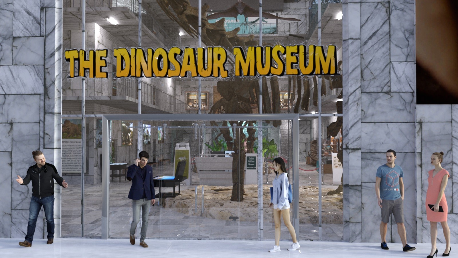 Dinosaur Museum for DAZ by N/A