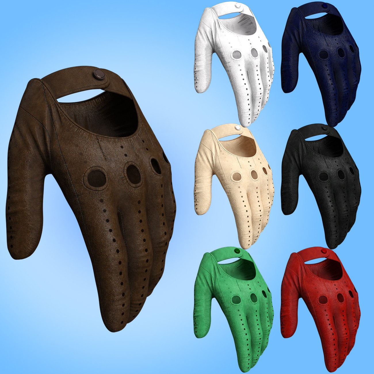 EliteDZ Driving Gloves for G8F by N/A