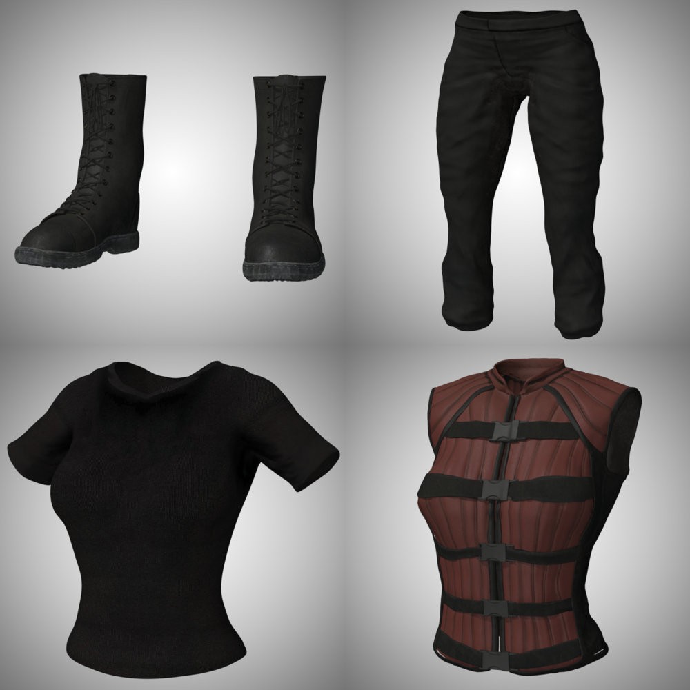 Peacekeeper Commando  for La Femme 2 for Poser by N/A