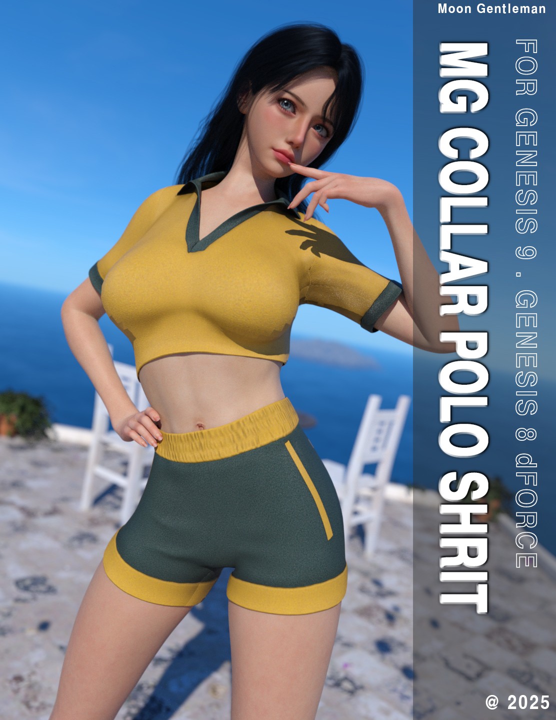 MG-Collar Polo Shirt G9 G8F dForce by N/A