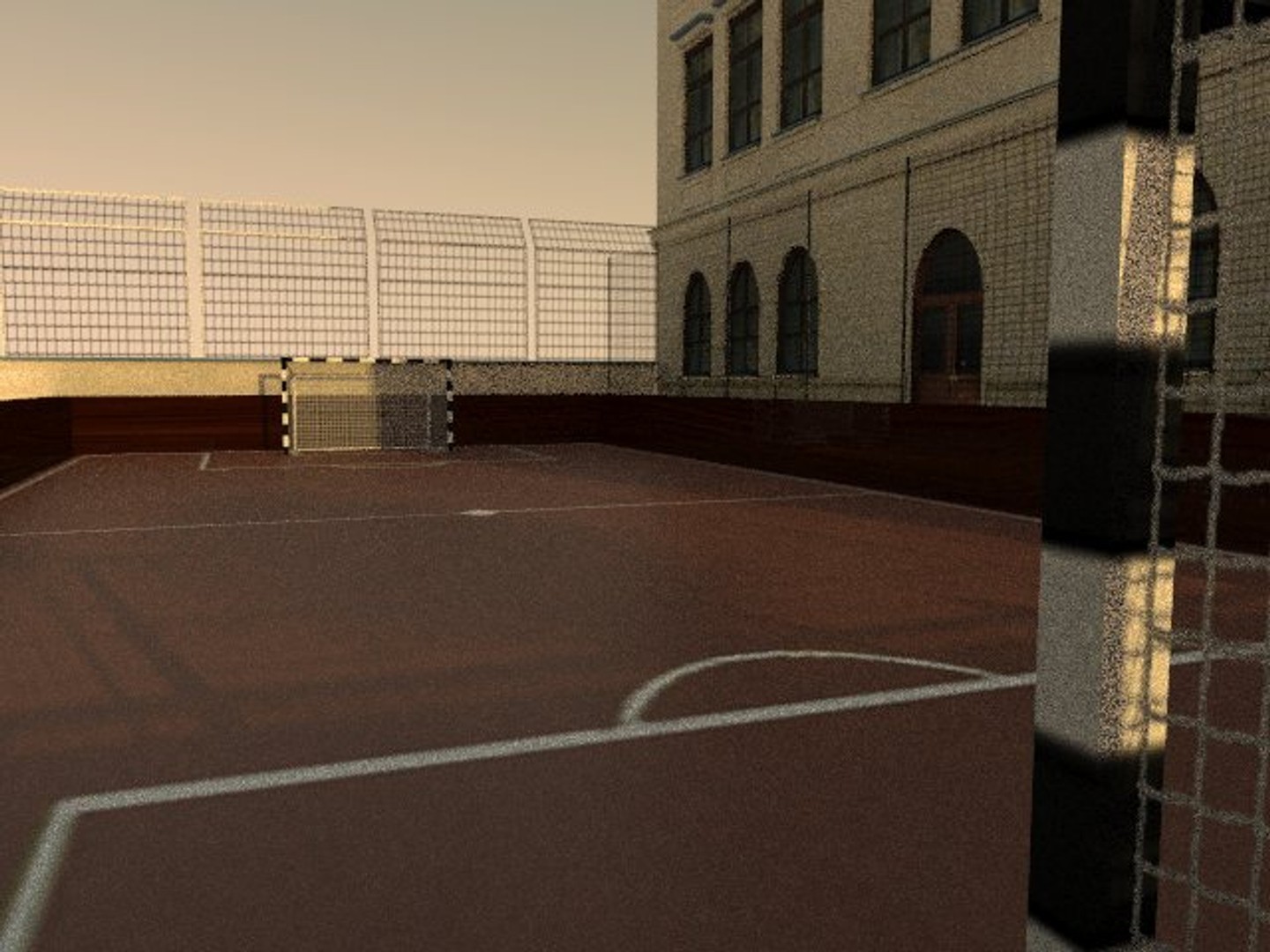 European School Building by N/A