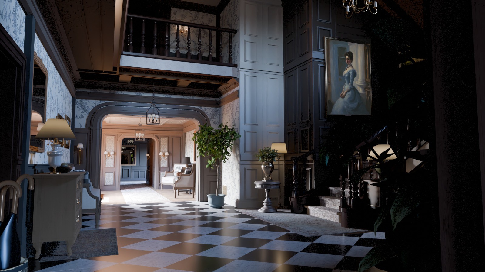 Classical Foyer by N/A