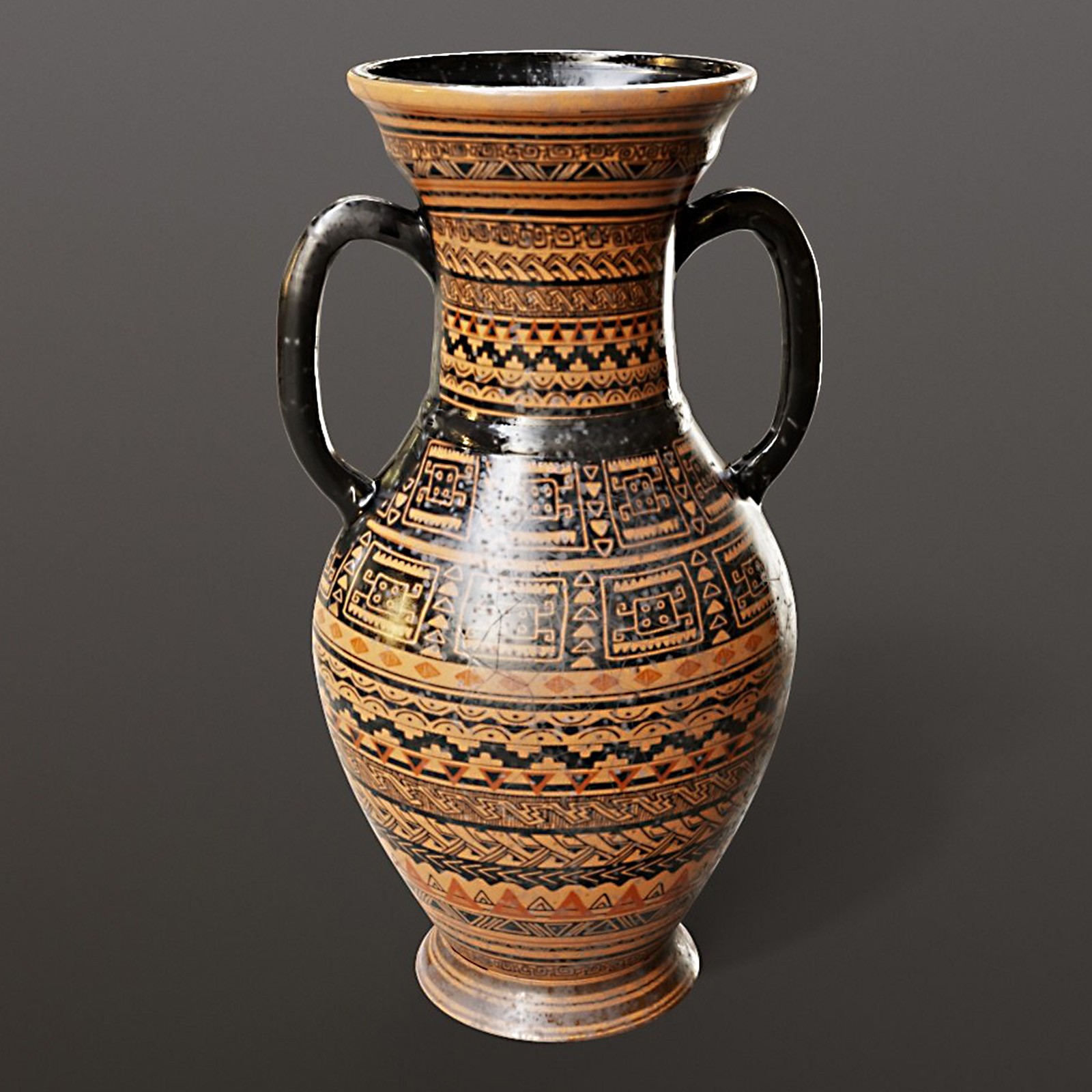 Ancient Vase Set by N/A