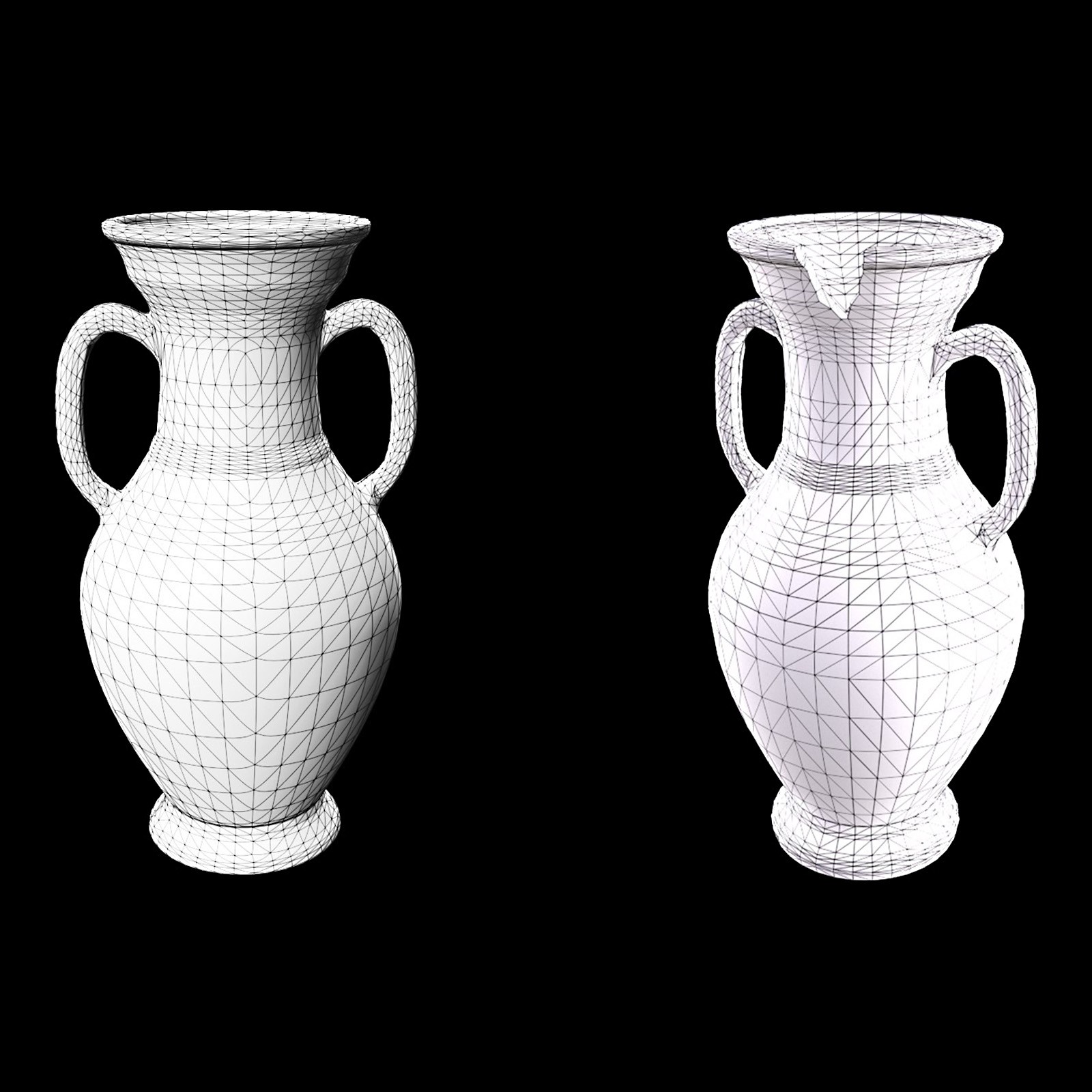 Ancient Vase Set by N/A